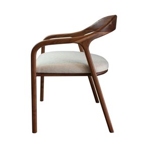 SILLA MARBELLA DE MADERA CON ASIENTO TAPIZADO TELA