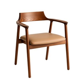 SILLA SALAMANCA EN MADERA CON ASIENTO TAPIZADO