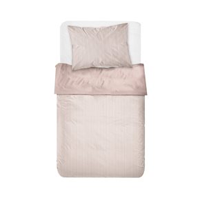JUEGO DE SABANAS ALGODON 180H TWIN 90x190+30CM RAYAS ROSA CANNON