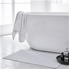 ALFOMBRA DE BAÑO 700GSM 80X50CM ALGODÓN BLANCO CANNON