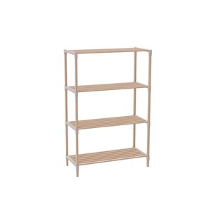 ESTANTERIA 4 NIVELES 116X65X30CM MADERA