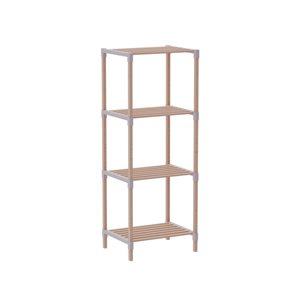 ESTANTERIA 4 NIVELES 116X38X30CM MADERA