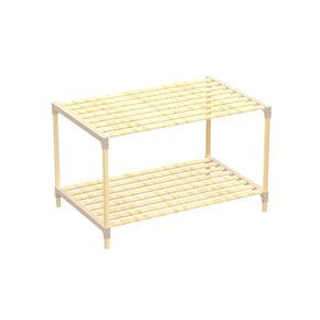 ESTANTERIA 2 NIVELES 45X33X66CM MADERA