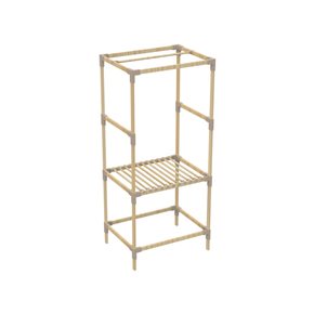 ORGANIZADOR/PERCHERO 156X46X75CM MADERA Y PP