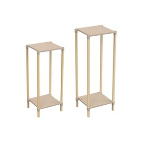 ORGANIZADOR SET X2UNID 48x28x25CMS / 59x28x25CMS MADERA Y PP