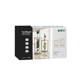ORGANIZADOR SET X2UNID 48x28x25CMS / 59x28x25CMS MADERA Y PP