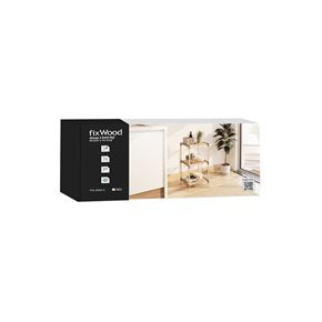 ESTANTERIA 3 NIVELES 78X38X30CMS MADERA