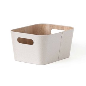 ORGANIZADOR CON ASAS 23X30.5X15.2CM EXT TELA CREMA