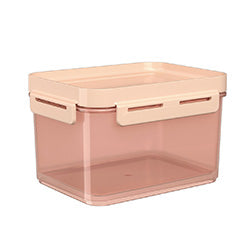 RECIPIENTE PLASTICO 1.5L ROSA BLUSH FLAP COZA 19x15x11CM
