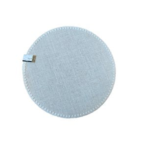 INDIVIDUAL CIRCULAR D38CM BORDE PESPUNTE