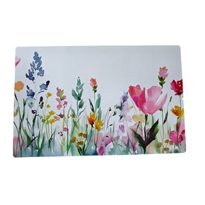 INDIVIDUAL PVC 43.5x28CM ESTAMPADO FLORES