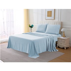 JGO SABANA ALG 144H KING 180x200+35CM AZUL