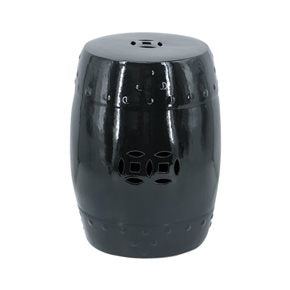 BANQUETA ZELLA 33x33x45CM NEGRO