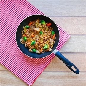 WOK D24x7CM 2L ALUMINIO CHILLI PLATA