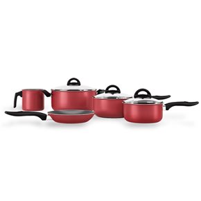 BATERIA DE COCINA 5PZS ALUMINIO CHILLI CHERRY