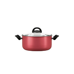 OLLA 3.5L C/ TAPA CHILLI CHERRY BRINOX. D22/H11CM