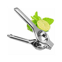 EXPRIMIDOR MANUAL ACERO INOX.  20x6.5CM