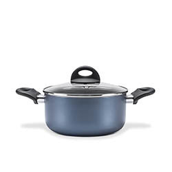 CACEROLA C/TAP DE ALUM 4,7L MINT COBALTO.  24X11,5CM