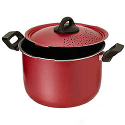 OLLA P/ PASTA D22CM 5,7L ALUMINIO CHILLI CHERRY