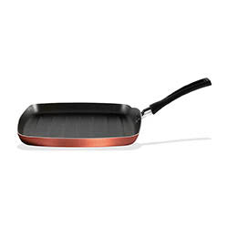 PLANCHA 24x24x2.3CM ALUMINIO CLOVE COBRE