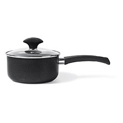 OLLA C/TAPA DE ALUMINIO 1,45L MASALA NEGRO. 16X8CM