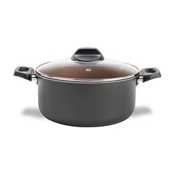 OLLA C/TAPA D22x10CM 3.5L ALUM. TOPAZIO COBRE/GRIS