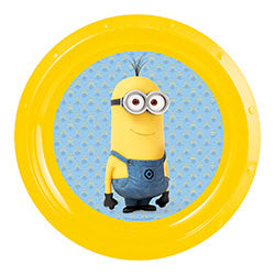 PLATO LLANO 21.5CM MINIONS