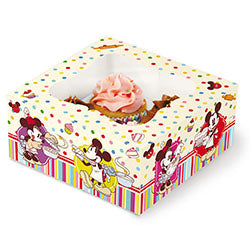 CAJA PARA 4 CUPCAKES FAMILY BAKERY