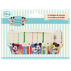 SET 10 MOLDES DE CARTÓN MINI FAMILY BAKERY