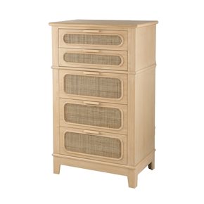 APARADOR C/RATAN  73.5x46x117CM NATURAL