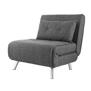 SILLON CAMA 1 CUERPO 78x88x81CM GRIS