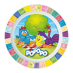 PLATO 22CM GALLINA PINTADITA P/MICROONDAS