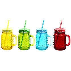 JARRO MASON C/SORBITO Y TAPA BUBBLE 450ML