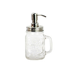 DISPEN. DE JABON MASON C/PULVERIZADOR PLATA 450ML