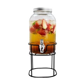DISPENSADOR DE JUGOS 3500ML C/BASE TAPA METALICA