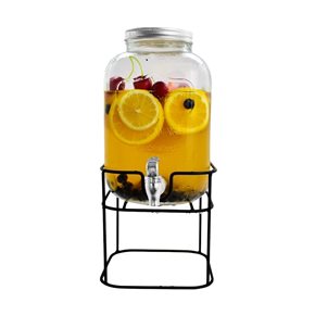 DISPENSADOR DE JUGOS 5000ML C/BASE TAPA METALICA