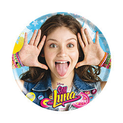 PLATO MELAMINA 22CM SIN BORDE SOY LUNA