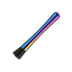 MORTERO DE COCTELERIA 21xD3.4CM ACERO INOX RAINBOW
