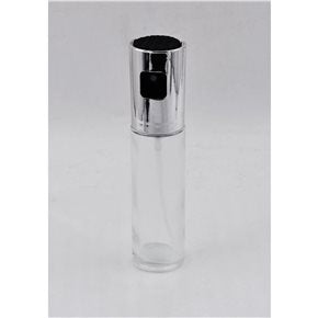 ROCIADOR DE ACEITE MANUAL 100ML CROMADO PLATA