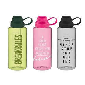 BOTELLA TRITAN DECORADA 1000CC  EGE RENGA