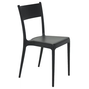 SILLA DIANA ECO 41.5X49X82CM NEGRO