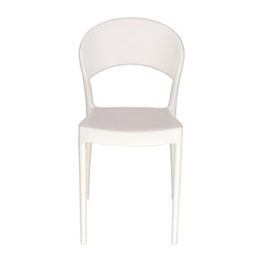 SILLA SISSI RESPALDO CERRADO 43.5X52.5X80CM BLANCO