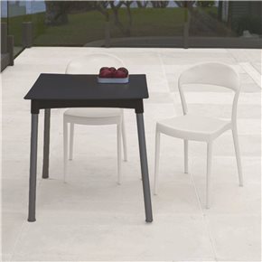 SILLA SISSI RESPALDO CERRADO 43.5X52.5X80CM BLANCO