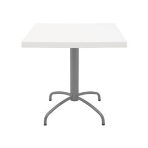 MESA GAMA CUADRADA 79X79X76.5CM BLANCO