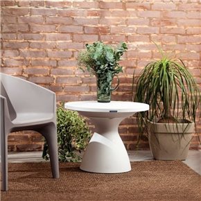 MESA DE CENTRO FLUT 65X65X65CM BLANCO