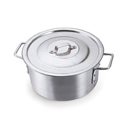 CACEROLA 4.5L D24x12CM ESP 2.25MM L.HOTEL ALUMINIO