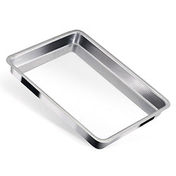ASADERA 43x31x5CM ESP 0.75MM TRADICIONAL ALUMINIO
