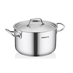 OLLA C/TAPA 20L D36x21CM ACERO INOX GASTRO KORKMAZ