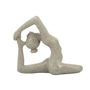FIGURA DE YOGA ARCO DECORATIVA 21x12x18.5CM
