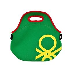LUNCHERA NEOPRENO 30x30x17CM VERDE BENETTON